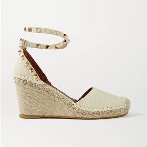 Authentic Valentino Garavani Rockstud Espadrille Sandals 85
